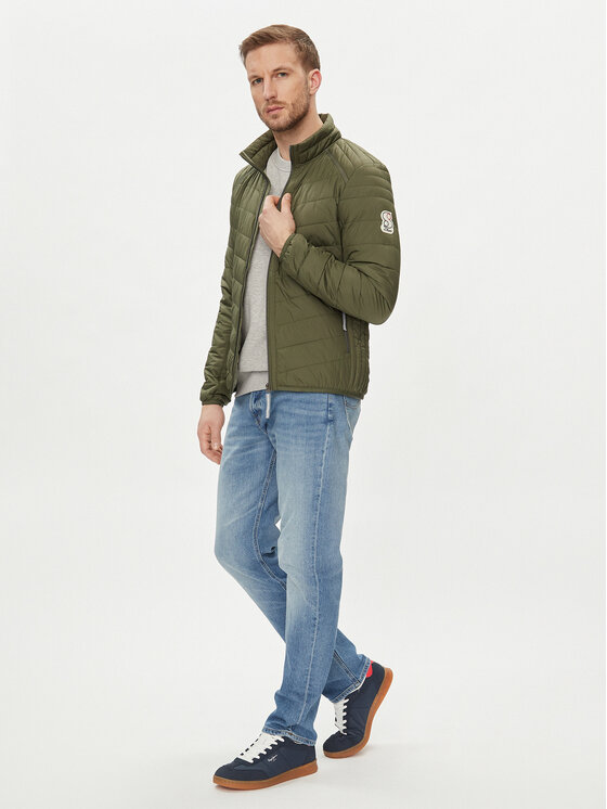 s.Oliver s.Oliver Pārejas jaka 2125739 Zaļš Regular Fit