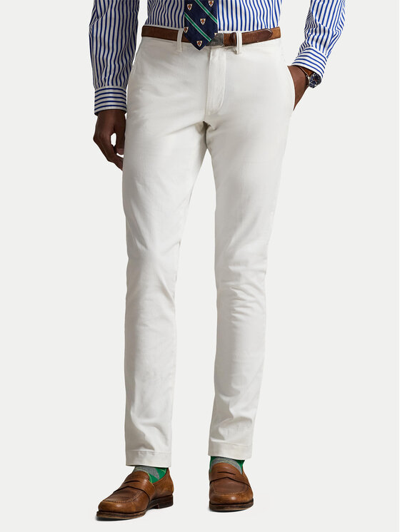 Polo Ralph Lauren Polo Ralph Lauren Chino kalhoty 710704176055 Bílá Slim Fit