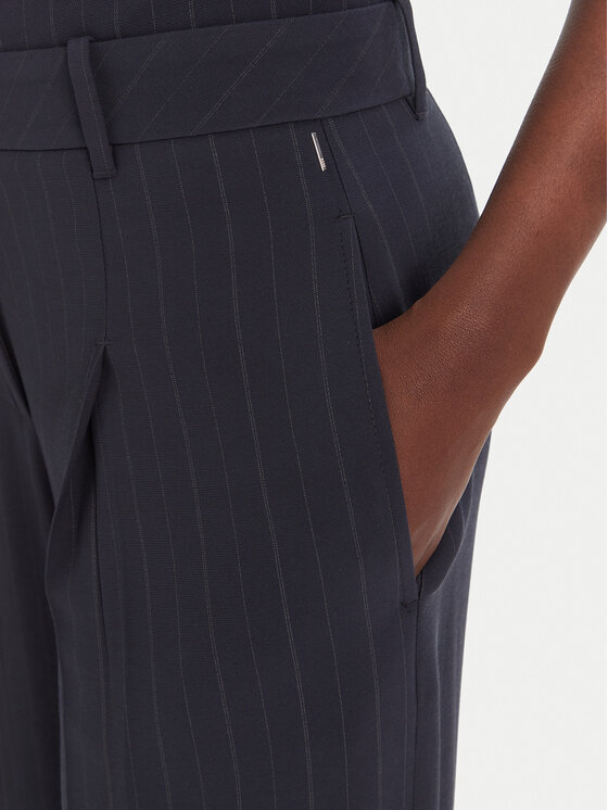 BOSS BOSS Palazzo hlače Tiana4 50548479 Tamnoplava Regular Fit