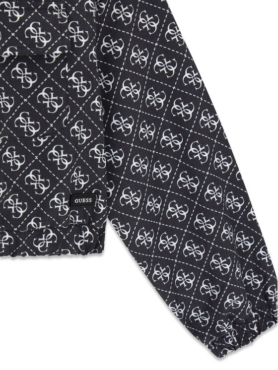 Guess Guess Prechodná bunda J6RQ03 WH2K0 Čierna Regular Fit