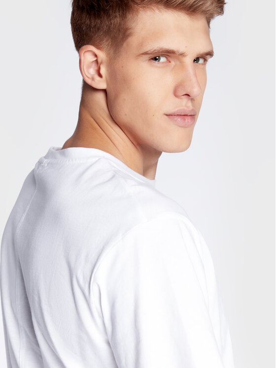 Solid Solid T-Shirt 21107195 Biały Boxy Fit
