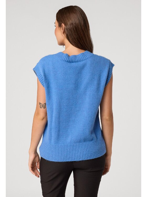 QUIOSQUE QUIOSQUE Sveter Quiosque 6VS004801 Modrá Regular Fit