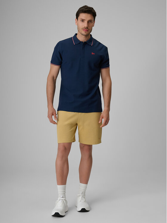 4F 4F Polo LAKESIDE ESCAPE Granatowy Regular Fit