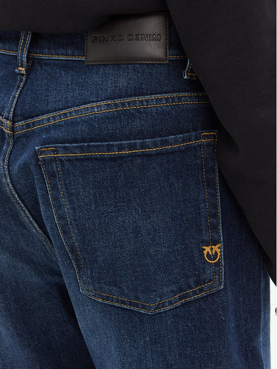 PINKO PINKO Jeans hlače Wanda 101733 Črna Regular Fit