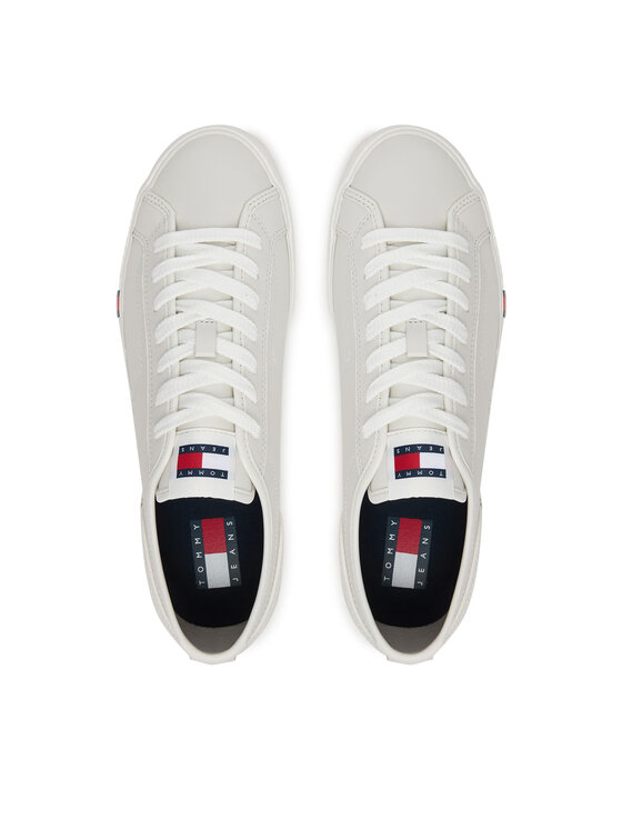 Tommy Jeans Tommy Jeans Сникърси Archive Vulc. Y2K Long Lace EM0EM01676 Екрю