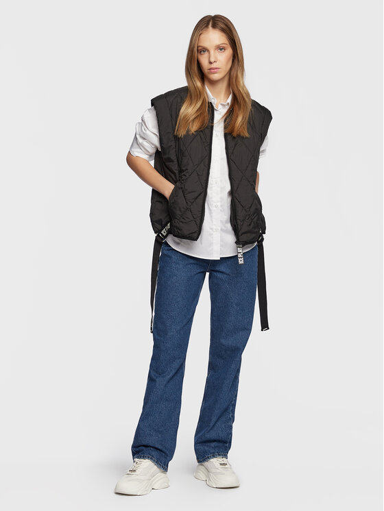 Gilet 23E U2M0 J031 6408 9000 Nero Relaxed Fit