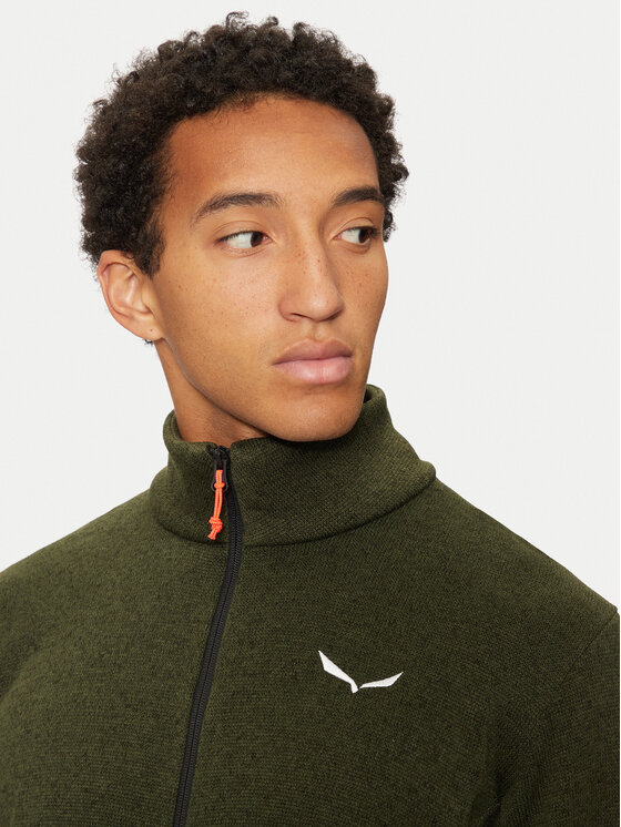 Salewa Salewa Felpa di pile Puez Rocca 29126 Verde Regular Fit