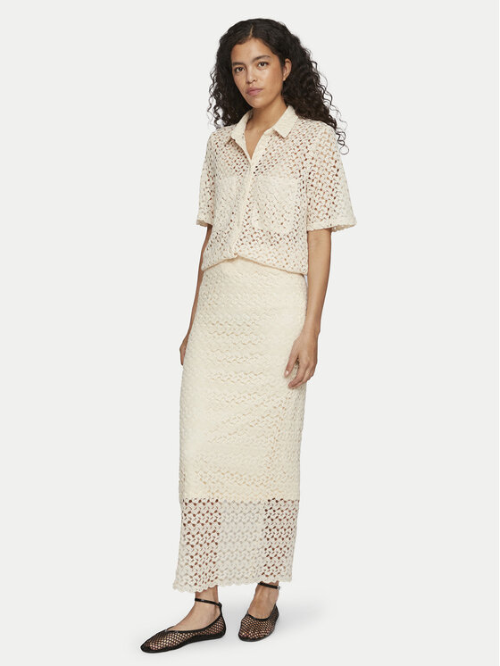 Vila Vila Fustă tip creion Laura 14102883 Bej Regular Fit
