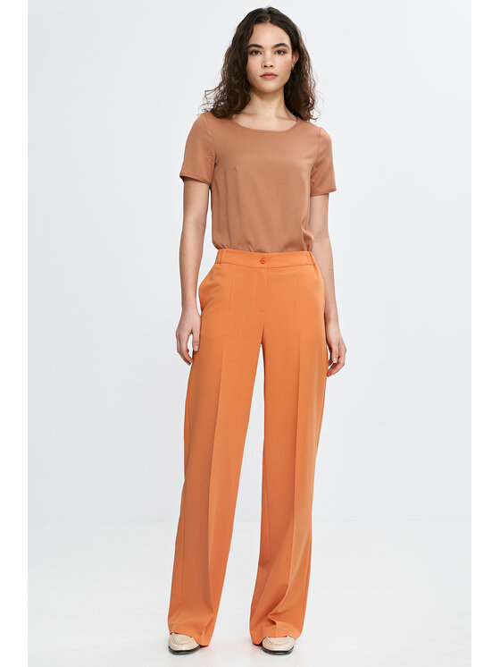 NIFE NIFE Halenka B193 Hnědá Regular Fit