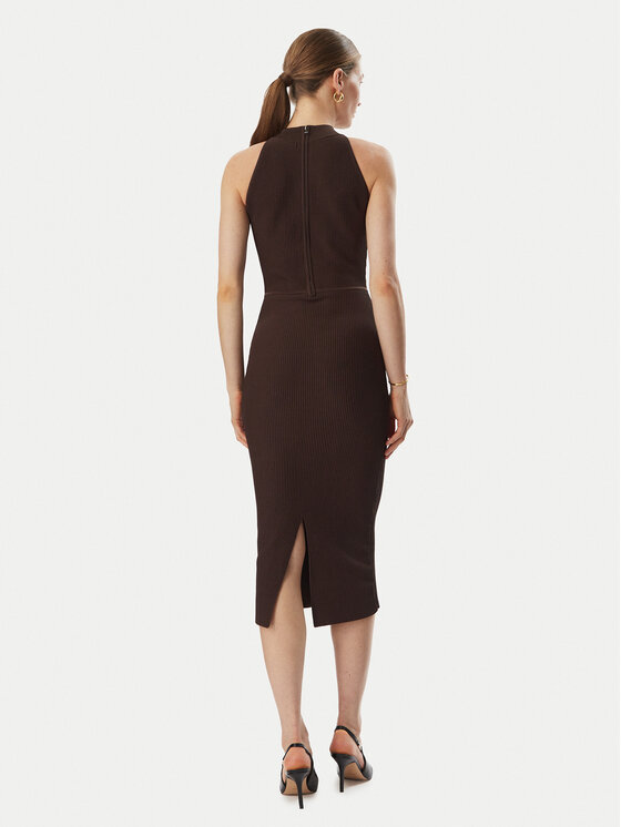 Guess Guess Повсякденна сукня W6BK88 Z1920 Коричневий Slim Fit