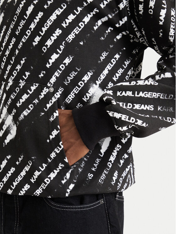 Karl Lagerfeld Jeans Karl Lagerfeld Jeans Sweatshirt B4M20059 Schwarz Regular Fit