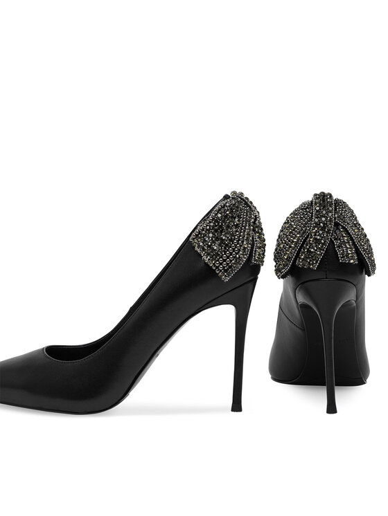 Eva Minge Eva Minge Pantofi cu toc subțire OLIVIA-SLT3396-138 Negru