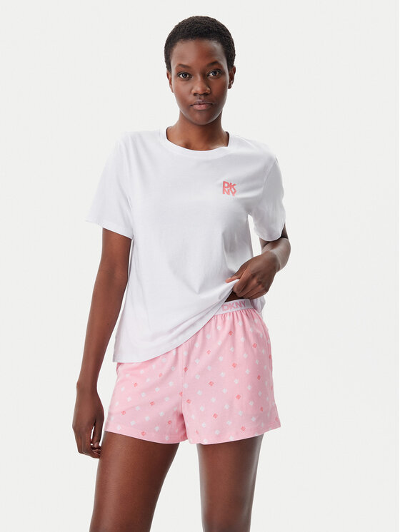 DKNY DKNY Pijama YI90042 Roz Regular Fit