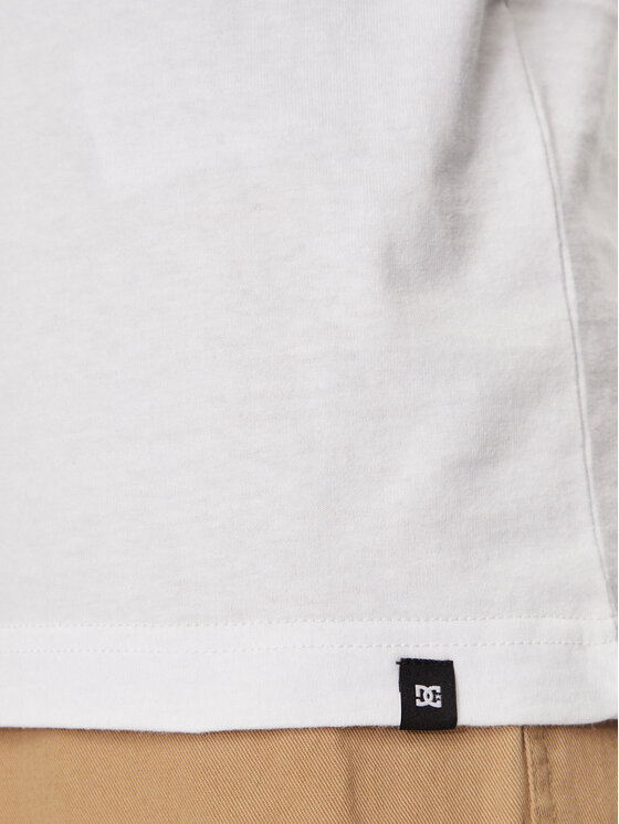 DC Shoes DC Shoes T-Shirt Star Hss ADYZT05373 Biały Relaxed Fit