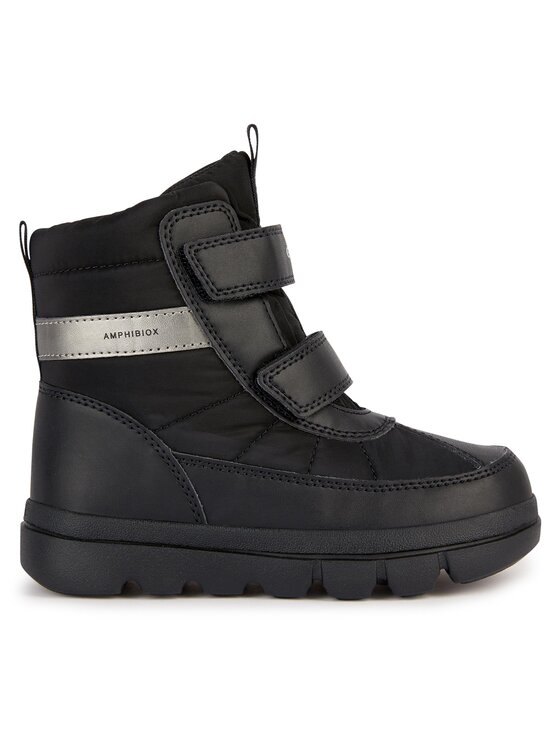 Geox Geox Μπότες Χιονιού J Willaboom Boy B Ab J36LFB 0FU54 C9999 S Μαύρο