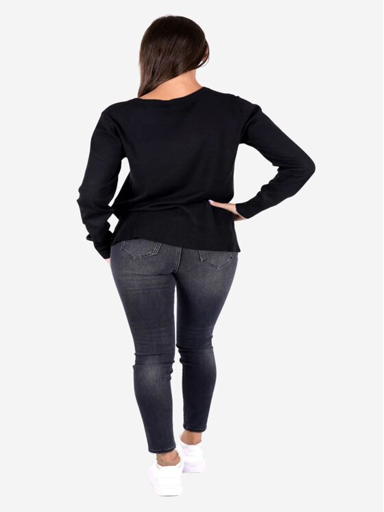 Yes Zee Yes Zee Maglione Maglia donna Nero Regular Fit