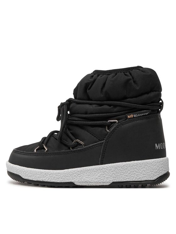 Moon Boot Moon Boot Μπότες Χιονιού Jr Girl Low Nylon Wp 34051800001 Μαύρο