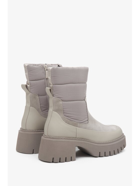 Estro Estro Μποτάκια ER00113681 Γκρι