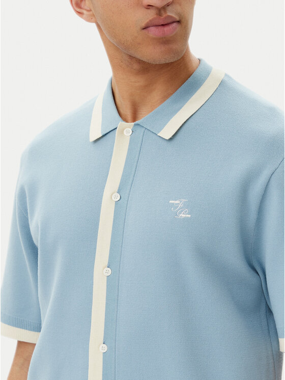 Filling Pieces Filling Pieces Camicia 9129985 Blu Regular Fit