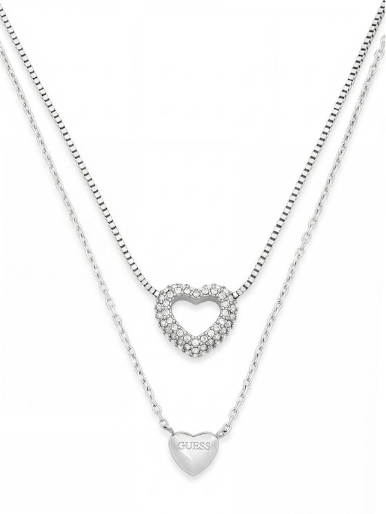 Guess Guess Náhrdelník JUBN05026JWRHT/U Stříbrná