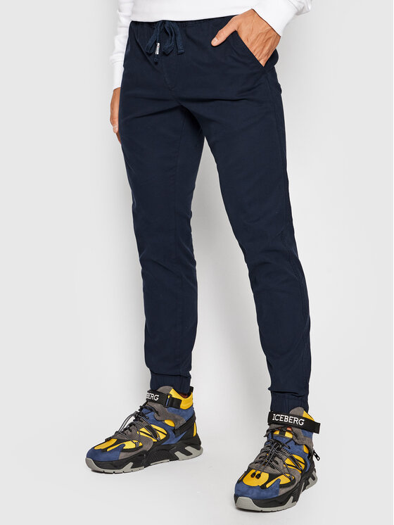 Tommy Jeans Joggers Scanton Dobby DM0DM11032 Dunkelblau Regular