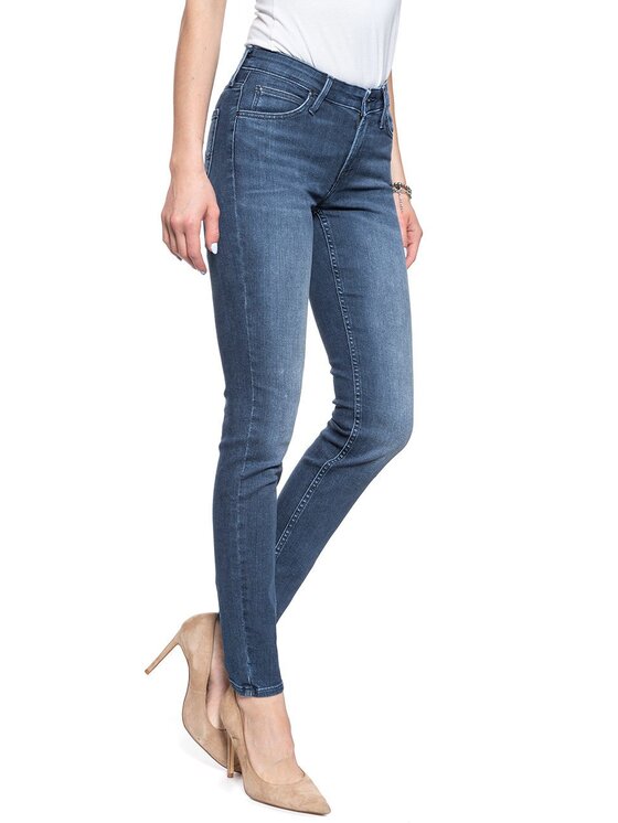 Lee Lee Jeansy SCARLETT Niebieski Skinny Fit