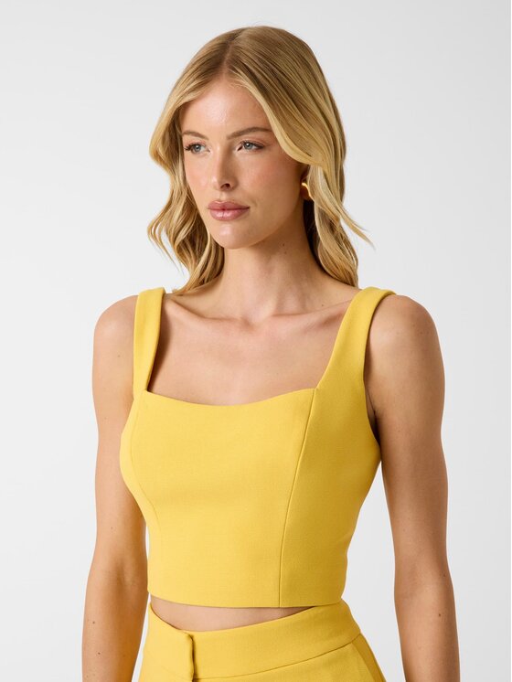 Marciano Guess Marciano Guess Top 183338 Żółty Classic Fit