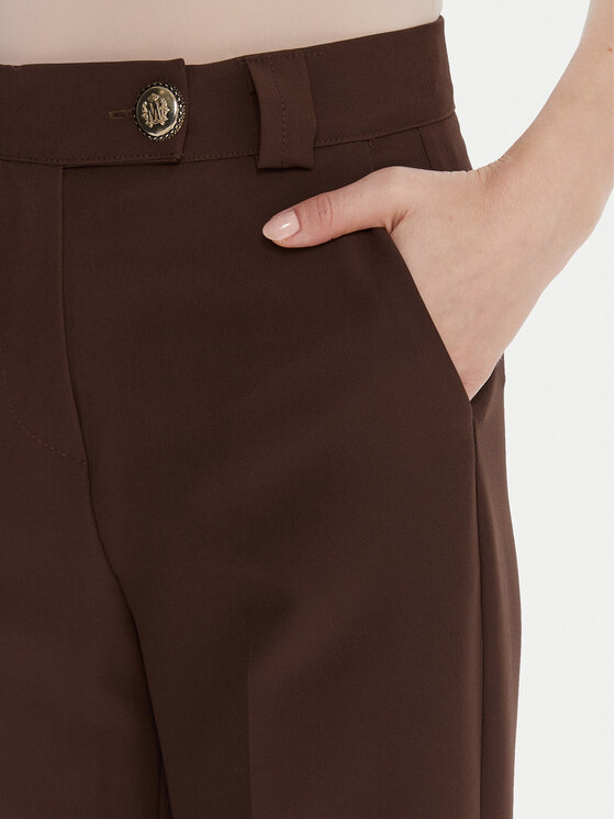 Maryley Maryley Hlače 25IB563/43CO Smeđa Regular Fit