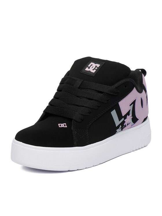 DC Shoes DC Shoes Сникърси EO-COURT GRAFFIK PLATFORM DC02422003 Черен