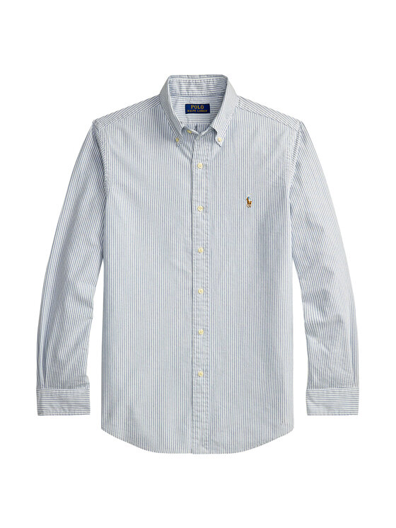 Polo Ralph Lauren Polo Ralph Lauren Krekls 710953704501 Gaiši zils Custom Fit