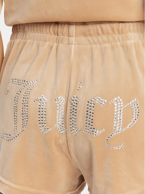 Juicy Couture Juicy Couture Pantaloni scurți sport Tamia JCWH121001 Bej Regular Fit
