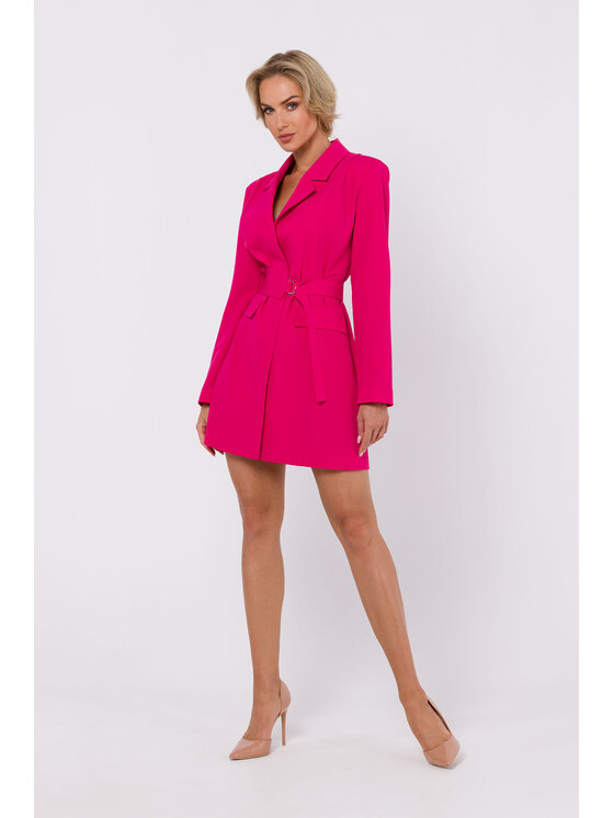 Made of Emotion Made of Emotion Každodenné šaty M749 Ružová Modern Fit