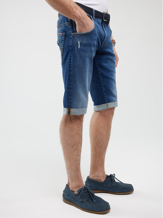 BIG STAR BIG STAR Kurtka jeansowa CONNER Niebieski Basic Fit