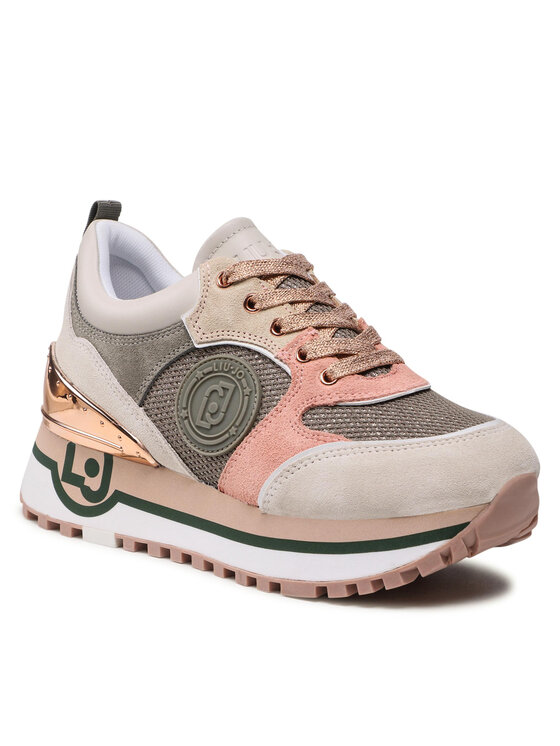Scarpe Sneakers Donna Liu Jo Milano Wonder, Pelle E Poliestere, Taglia 38 - Sneakers Fashion - 5