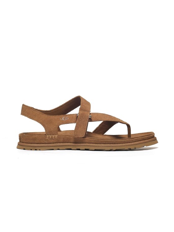 Ugg Ugg Klapki W GOLDENGAZE TOE POST 1175134-CHE Brązowy