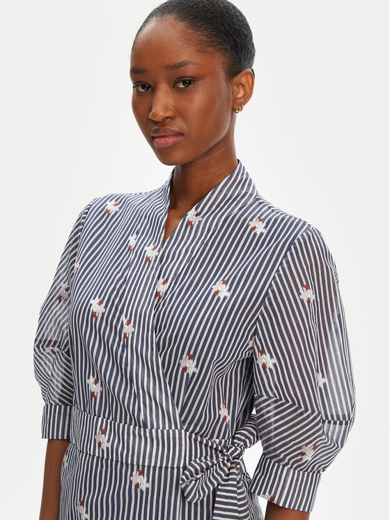 Munthe Munthe Sukienka koszulowa Pum 252132525224 Granatowy Regular Fit