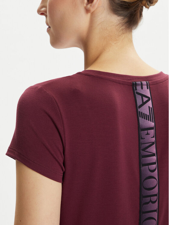 EA7 Emporio Armani EA7 Emporio Armani T-krekls 7W000673 AF12945 M5064 Bordo Slim Fit