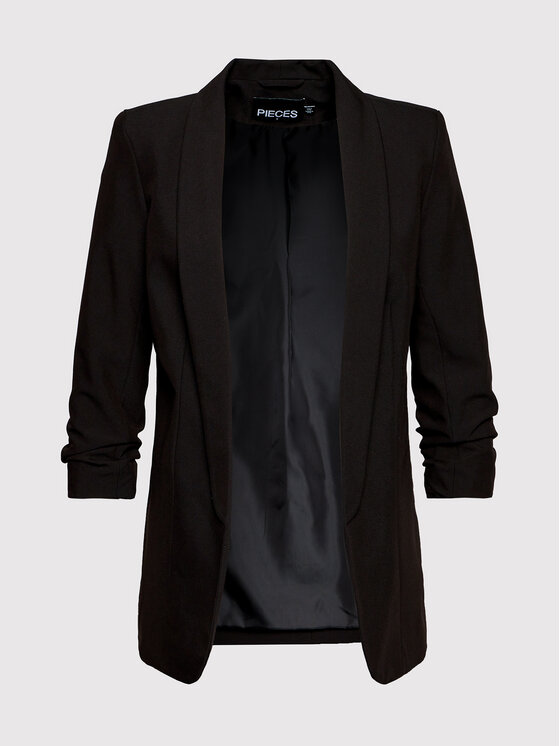 Pieces Pieces Sacou Boss 17090996 Negru Regular Fit