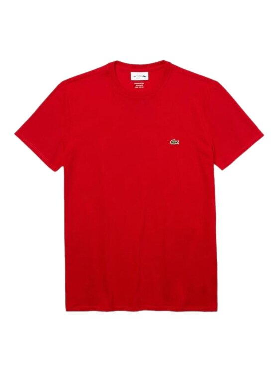 Lacoste T-shirt LACOSTE T-Shirt e Polo Uomo TH6709 240 Rosso Rosso Standard Fit