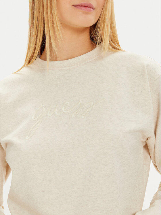 Guess Guess Суитшърт O3YQ01 KBS91 Екрю Regular Fit