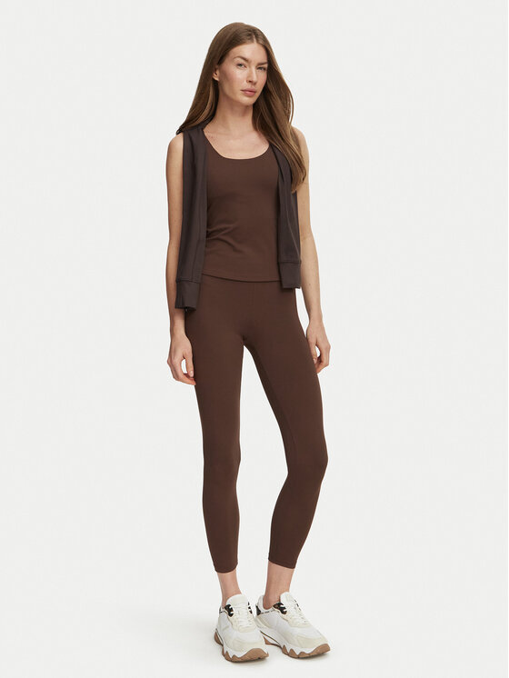 Guess Guess Top V6BP09 K6727 Brązowy Slim Fit