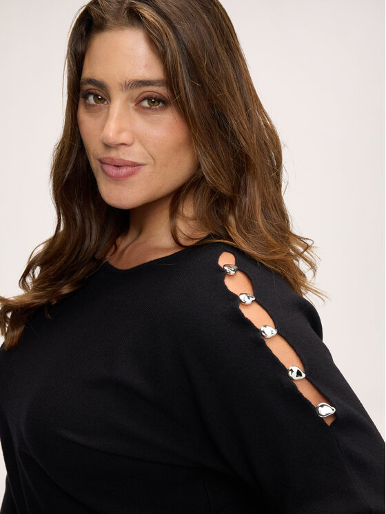 Fiorella Rubino Fiorella Rubino Maglione M355L008638N033 Nero Regular Fit