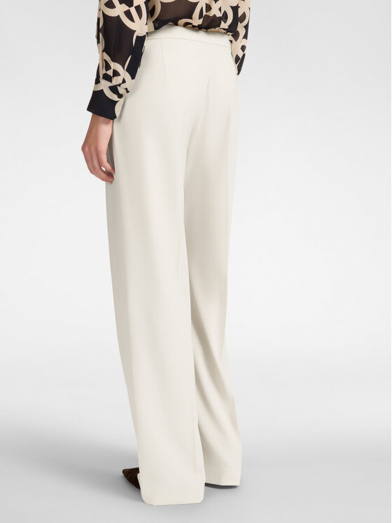 Elena Mirò Elena Mirò Pantaloni di tessuto P163P000359N051 Bianco Regular Fit