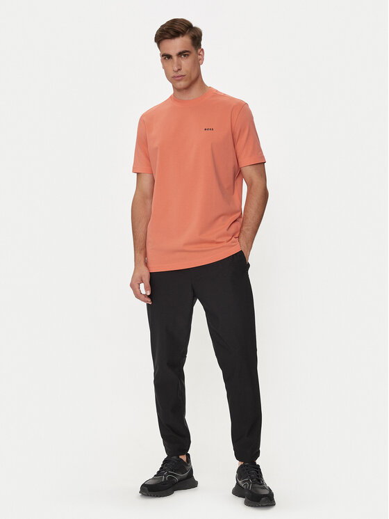 BOSS Boss Tričko Tee 50506373 Červená Regular Fit