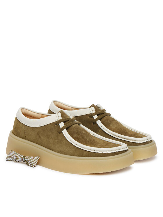 Clarks Clarks Nizki čevlji Torview W 26186676 Zelena