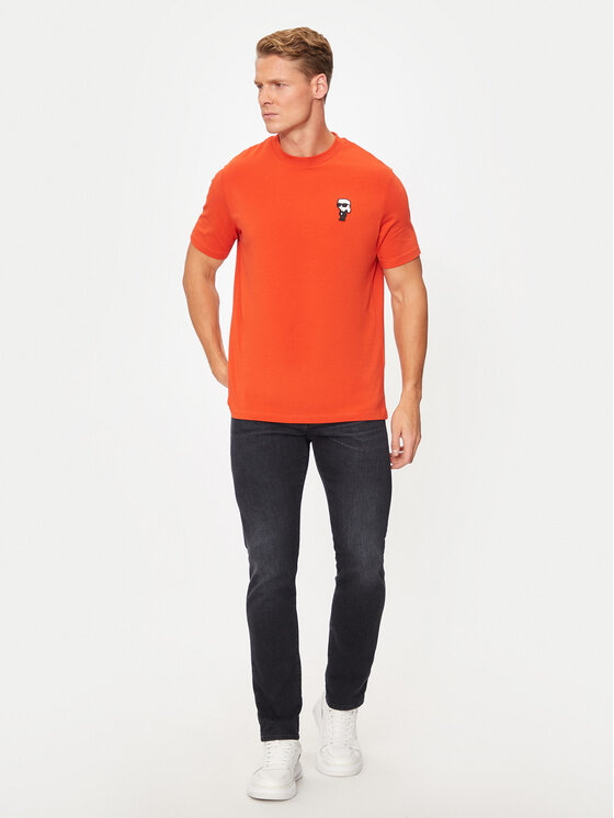 KARL LAGERFELD KARL LAGERFELD T-krekls 755027 544221 Oranžs Regular Fit