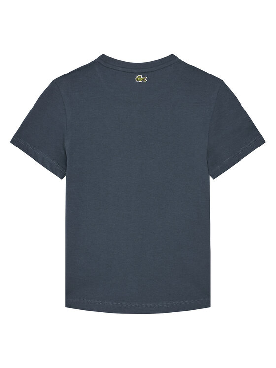 Lacoste Lacoste T-shirt TJ8460 Tamnoplava Regular Fit