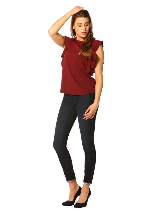 Lee Lee Jeansy SCARLETT Niebieski Skinny Fit
