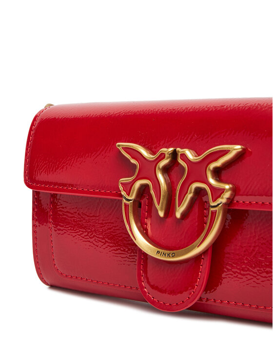 PINKO PINKO Torbica Love One Wallet C PE25 PLTT 100062 A1UV Crvena