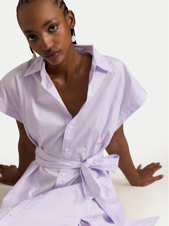 Polo Ralph Lauren Polo Ralph Lauren Marškinių tipo suknelė 211A96363002 Violetinė Regular Fit